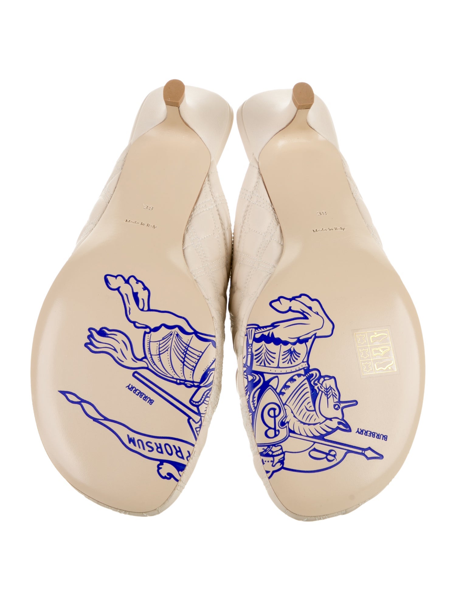 Burberry Leather Mules